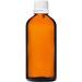 Handsunity 100ml Amber Glass Dropper Bottles - 12 Pack with White Cap | Pharmacy Quality | Fast International Shipping - Buy Online on GoSupps.com