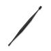 1pcs Soft Silicone Double Head Micro-bristle Reusable Ear Cleaner Double Rotating Ear Pick Ear Wax Curette Remover 360 Degree - (Color: Black)