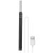 KouRy Portable Ear Wax Removal Tool HD Ear Cleaner Wireless Ear Otoscope with 6 LED Light Waterproof Ear Scope with Earwax Remover Tool (Color : Black)