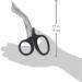 NCD Medical Bandage Scissors 17.8 cm Black | Prestige Medical | International Shipping Available - Buy Online on GoSupps.com