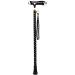 Walking Stick Cane Elderly 2 Colors with A Single Foot Small Four Legs Retractable Walking Stick Adjustment Range of 60 Cm-96 Cm