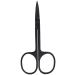 Black Stainless Steel Scissor Eyebrows Nose Hair Beard Scissor Beauty Tool Nose Hair Scissors fingernail Scissors Small Grooming Scissors(Nose Hair Scissor) Professional