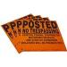 Minuteman Signs Aluminum No Trespassing Motorized Vehicles Signs Bulk - Pack of 50 - Buy Online on GoSupps.com