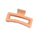 12.5CM Woman Extra Large Rectangle Hair Claw Barrettes Fashion Girl Hair Clips Hair Headwear Hair Accessories Korean Hairpins (Color : Light Orange Size : One size) One size Light Orange