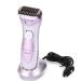 1 piece ABS portable waterproof razor women's electric shaver women's razor painless hair remover intimate razor with protective cover and charging station