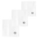 The Body Shop Muslin Cloth for Face Cleansing Make up remover Cleanse face Skin (3 pieces)