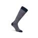 JOBST Casual Pattern Knee High Compression Socks, 20-30 mmHg, Closed Toe X-Large Regular Gunmetal Grey