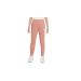 Nike Sportswear Club Big Kids Girls' French Terry Pants (Madder Root/White) Size XL