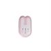 Kchycv portable sweet rabbit style multicolored mini contact liner cover gift box lentil cover with mirror women's contact lens cover (color: pink)
