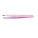 Steellwingsf Professional Eyebrow Tweezers Slanted Stainless Steel Rose