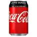 Coca Cola Coke Zero Cans Soda Fizzy Drink 24x330ml - Buy Online on GoSupps.com