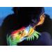 "invisible" body paint black light neon UV body paint set green blue red (