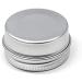 Basic Packing: 24 Silver Aluminum Screw Cap Cans - 30ml Round Cosmetic Containers with 35mm Stickers - Buy Online on GoSupps.com