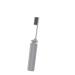Travel Toothbrush Outdoor Camping Portable Foldable Small Toothbrush Travel Toothbrushes for Adults Toothbrushes (Color: Gray)