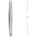 German Stainless Steel Eyebrow Slant Tip Tweezers for Precise Facial Hair Removal and Brow Shaping by The Unique Edge - Buy Online on GoSupps.com