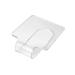 2pcs Professional Clear Acrylic Makeup Palette - Perfect for Mixing Foundation Cosmetics & Nail Art - Buy Online on GoSupps.com