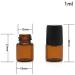 12Pcs 1ml Essential Oils Roller Bottles Mini Empty Roll-on Bottles with Stainless Steel Roller Balls and Black Cap Cosmetic Makeup Storage Vials For Fragrance Perfume Aromatherapy - Buy Online on GoSupps.com
