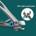 OUSIKA Nail Clippers Nail Clippers Stainless Steel Wide Jaw Opening Manicure Fingernail Cutter Thick Hard Ingrown Toenail Scissors Tools Nails - Buy Online on GoSupps.com