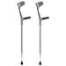 Forearm Crutches Adjustable Forearm Crutches - Lightweight Cuff Crutch - Adjustable Comfortable Wrist Handle Standard and Tall Adults Lightw