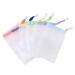 HLLMX 6 PCS Handmade Soap Bubble Mesh Bags Exfoliating Mesh Soap Saver Bag Mesh Soap Pouch Foaming Net for Body Face
