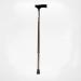 Canes Crutch Lightweight Non-Slip Aluminum Alloy Elderly Walking Stick Retractable Height Adjustable Walking Aid Copper Safehappy