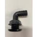 Boat Marine 3/4" INCH 90 Degree Thru Hull Fitting Black
