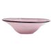 Good Bowl Glass Fruit Salad Bowl Creative Irregular Dish Bowl Dessert Bowl Restaurant Tableware Kitchenware (Color : Pink)
