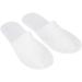Lyrlody 50 Pairs Disposable House Shoes - Comfortable Unisex Slippers for Home Spa Hotel & Parties - 3mm Fleece White Board - Buy Online on GoSupps.com