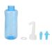 UPDATED Nasal Irrigation Bottle - 500MLl Sinus Rinse Kit for Relief Nose Cleaner with 2 Nozzles - Safe Nasal Cleansing System & Saline Nasal Spray for Adults and