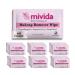 mivida 60 Count Individually Wrapped Makeup Remover Wipes With Vitamin E | Fragrance-Free Alcohol-Free Hypoallergenic single make up removing wipes | Hotel Travel Size Toiletries Fragrance Free 60 Count (Pack of 1)