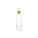 150ml Frosted Plastic Spray Bottle Suitable for Travel Portable Refillable Makeup Perfumery(Bright Gold) 150ml Bright Gold