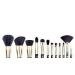 Makeup Brush 10pc Synthetic - Black