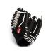 BARNETT GL-115 Baseball Glove Genuine Leather Competition Infield 11.5" Black RH (Left Hand Throw)
