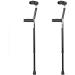 Crutches Adult Bracelet Crutch Forearm Crutches Balanced Mobility Aid Retractable and Adjustable Folding Cane for Elderly Disabled Walking Stick Shock Absorber 1 Pair powerfully Prosperous