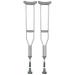 Crutches for Adults Underarm Crutches 1 Pair underarms Crutches Lightweight Elderly Adults Height-Adjustable Walking Sticks Anti-Skid Walking Medical Rehabilitation Great for Travel or Work Run