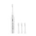 Adult Black White Classic Acoustic Electric Toothbrush Adult 5-Gear Mode USB Charging IPX7 Waterproof Acoustic Electric (Platinum)
