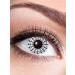 Spider contact lens/annual lens with diopters - colored motif lens with prescription (1 piece) - Dioptria: -1 - Ideal for Halloween Carnival Motto -Party Spider -1.0 Dioptries