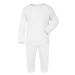 Baby Pyjamas White Blank for Embroidery - Vinyl - HTV - DTG - Boy - Girl - Unisex - Various Sizes - Cotton (1-2 Years) 1 White