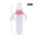 Panda 8oz Stainless Steel Baby Bottle | Lightweight & Plastic-Free | Easy to Wash | BPA-Free (Pink) - Buy Online on GoSupps.com