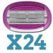 6-Blade Women's Razor Kit - Flex Head Handle + 24 Refills | The Perfectionist Shaving Kit for Smooth Effortless Shaving - Buy Online on GoSupps.com