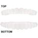 Flipped Warm 2 Pairs Cosmetic Veneers - Instant Brightening Temporary Teeth Prostheses for a Perfect Smile - Buy Online on GoSupps.com