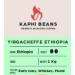 Kaphi Beans Roasted Coffee - Yirgacheffe Ethiopia - Medium Roast - 100% Arabica Beans - Freshly Roasted Whole Beans (Pack Of 1kg) - Buy Online on GoSupps.com
