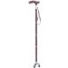 Walking Stick Folding Cane Walking Solid Wood Handle Folding Stick Adjustable Elderly Crutches Walker Purple Gray Red Walking Aid Wisdom - Buy Online on GoSupps.com