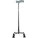 Canes Premium Stability Four-Legged Aluminum Cane Crutches Adjustable Telescopic Non-Slip Walking Stick for Elderly Disabled Women Outdoor Travel Walking Crutches powerfully