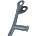 PSMPENG LRVTREC Forearm Crutches Adjustable European Elbow Crutches Cane Telescopic Adjustable Gray Lightweight Arm Crutch - Buy Online on GoSupps.com
