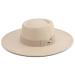 Pro Celia Big Wide Brim Women Fedora Hat Oval-rice