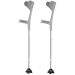 Forearm Crutches Adjustable Cane Height Adjustable Forearm Crutch Shock-Absorbing Elbow Crutches with Comfy Handle Lightweight Assistance