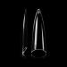 VIVACE Clear Long Stiletto 500pcs Gel Nail Tips - 10 Sizes with Plastic Case | Nail Salon Quality - Buy Online on GoSupps.com