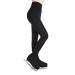 Maois Figure Skating Over The Boot Tights Ice Skating Tights Stretchy S Pantyhose Soft Girls Stirrup Roller Tights Black (Full Cover) Large