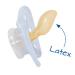 DentiStar Night Latex Pacifier 3-Pack Size 3 (14+ Months) - Dental & Jaw-Friendly Glow in the Dark Made in Germany - Star Motif in Blue - Buy Online on GoSupps.com